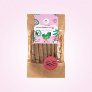 RABARBAROWE ROLLSY Z NUTKĄ MIĘTY NATURALNA LUTEINA 50G