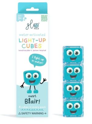 KOSTKI SENSORYCZNE ŚWIECĄCE W WODZIE BLAIR KOLOR NIEBIESKI