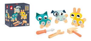 DREWNIANE ZWIERZĄTKA DO SKŁADANIA BRICO'KIDS 3+