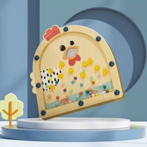 NAKARM KURĘ GRA ZRĘCZNOŚCIOWO - LOGICZNA DLA DZIECI 36 MIES.+