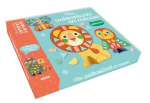 NAKLEJKI PIANKOWE Z SZABLONAMI WESOŁE ZWIERZĄTKA 4+