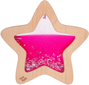 SENSORYCZNA GWIAZDA ŚWIECĄCA W CIEMNOŚCI RÓŻOWA