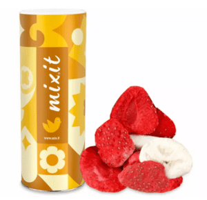 DUŻE CHRUPIĄCE OWOCE - BANAN I TRUSKAWKA