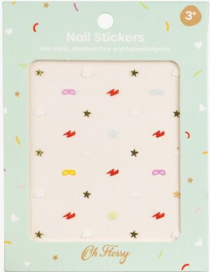 NAKLEJKI NA PAZNOKCIE SUPERHERO, HIPOALERGICZNE